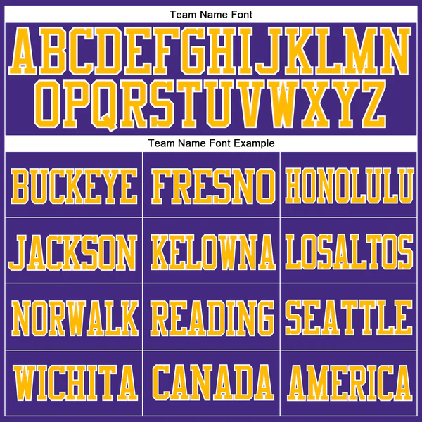 Custom Purple Gold-Kelly Green Mesh Authentic Football Jersey - Image 4