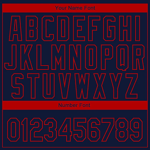 Custom Navy Red-White 3D American Flag Fashion Two-Button Unisex Softball Jersey - Image 3