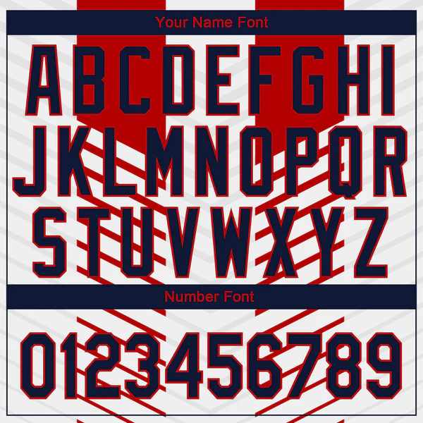 Custom White Navy-Red 3D American Flag Fashion Two-Button Unisex Softball Jersey - Image 3