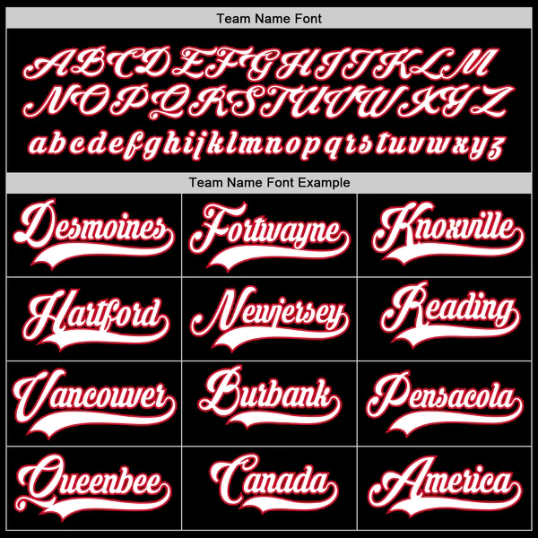 Custom Black White-Red Hockey Jersey - Image 3